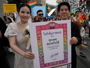 Supporting image for story: Thai same-sex couples to tie knot in 2025 as marriage equality bill becomes law
