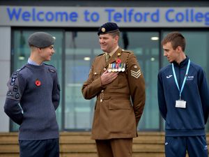 Supporting image for story: Telford College's Remembrance Service sees over 1,000 take part