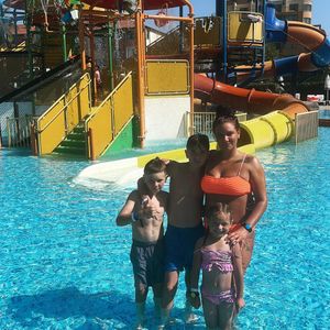 Mum Thea with her eldest son, Kion, Rylan, 11 and Aaliya, 6. Picture: Thea Williams