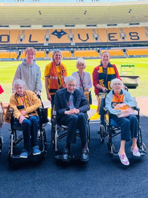 Care Home residents at Molineux Stadium