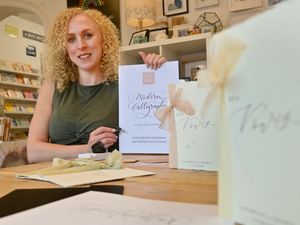 Supporting image for story: "I loved learning calligraphy so much, I now teach others at workshops in Wolverhampton and Stourbridge"