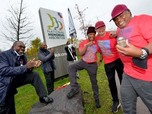 Supporting image for story: Staffordshire servicemen site blessed by sand