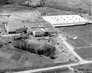 Telford shopping centre under construction pictured on May 1, 1973.