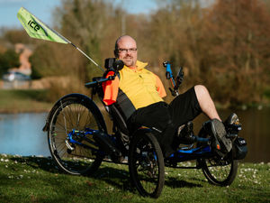 Supporting image for story: Three wheels, one leg: 35km challenge for Shropshire man with one limb