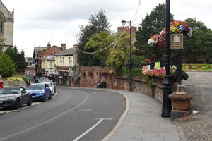 The same scene today, with the cattle long gone.