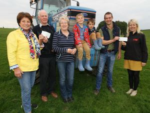 Supporting image for story: Tractor fans near Clun raise thousands