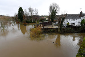 Flooding in Bridgnorth