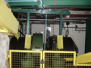 The Metropolitan-Vickers winding gear which was affected by the fault
