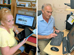 Supporting image for story: Silver surfers are at home on Facebook