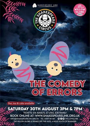 Supporting image for story: The Shakespeare Circus are returning to a Powys venue with a hilarious rendition of a Shakespearean classic