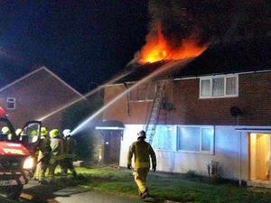 Supporting image for story: Man taken to hospital after large house fire in Welshpool