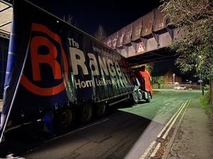 The incident, which took place on Saturday (November 8) evening, occurred at the Cambrian Railway bridge and closed Whittington Road for several hours. Photo: West Mercia Police