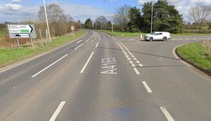 The crash took place at the junction of the A4169 and the B4379.