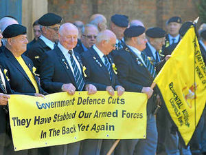 Supporting image for story: Hundred in rally to save Mercian Regiment
