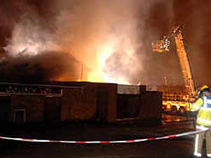 Supporting image for story: Crews fight blaze at old pub