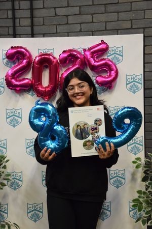 Jessica Naphri received five grade 8s and five grade 9s, including a grade 9 in Italian, at Colton Hills Community School