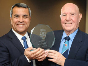 Supporting image for story: Harry Worrall has no plans to hang up his whistle after reaching milestone