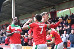 =Sam Perry scores and celebrates