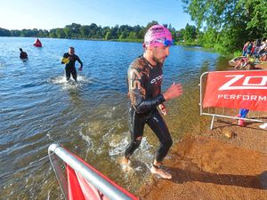 Supporting image for story: Ellesmere triathlon competitors storm home in impressive style - with pictures