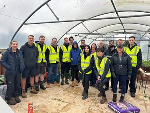 Supporting image for story: Students dig in for improvements to school horticultural area