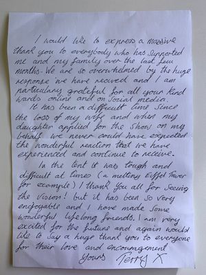 Terry's letter