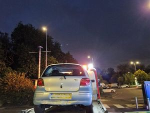 Supporting image for story: Police seize car after motorist tried to drive the wrong way up the M6 near Wolverhampton