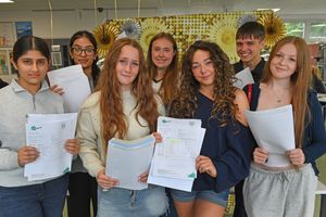 The students of Willenhall E-ACT Academy had a big day of celebration as they received their results