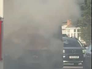 Supporting image for story: Firefighters called out after bus catches fire in Brierley Hill