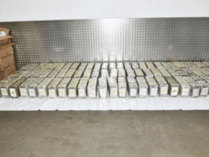 Supporting image for story: Men arrested after £80m cocaine haul discovered hidden under shea butter