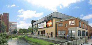 The river walkway will be elevated to the same level as the bridges