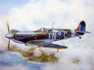 Pride of place at last – Charles O'Neill's painting.