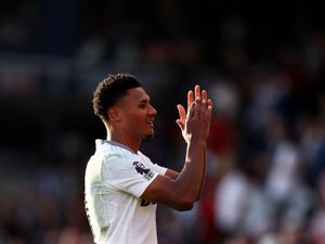 Ollie Watkins applauds the fans