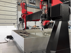 State-of-the-art water-jet and plasma cutting machine installed at Bilston based D.S. Willetts, part of Masteel UK Limited.
