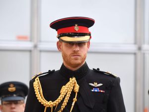 Supporting image for story: Harry’s secret tribute to Philip left in Staffordshire at national memorial on VJ Day