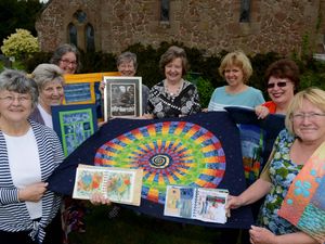 Supporting image for story: First exhibition for textile group near Newport hailed a success