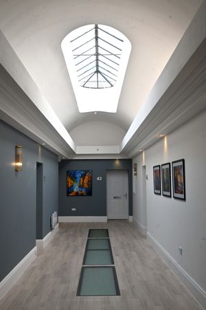 Inside the former Royal Hospital in Wolverhampton. Photo: Steve Leath