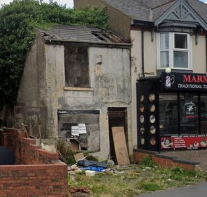 The derelict house in Buffery Road, Dudley