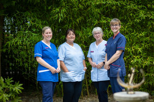 Care staff at Katharine House Hospice who will be on hand throughout the event