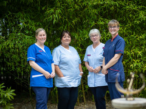Care staff at Katharine House Hospice who will be on hand throughout the event