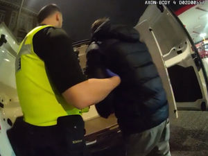 Supporting image for story: Ready, steady, arrest! Black Country police share video of 'fastest foot chase in policing history' as knife suspect apprehended