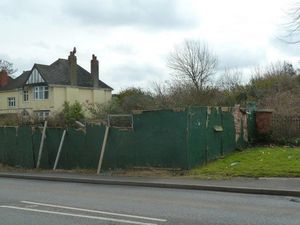 The derelict site today