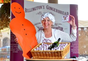 Billingtons gingerbread on sale at the Ginger and Spice Festival
