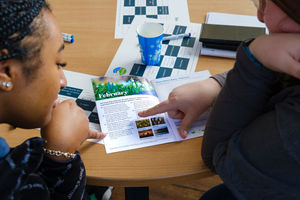 Healthcare professionals learning more from an RSPB team of experts about the importance of nature and wellbeing