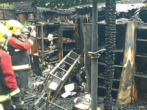 Supporting image for story: Dudley youth centre building destroyed in arson attack
