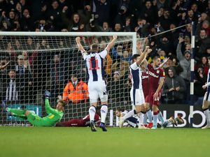 Supporting image for story: West Brom 2 Aston Villa 2: Hand of Rod shoves Anwar El Ghazi off centre stage