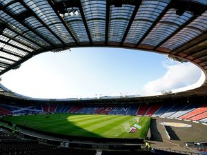 View of an empty Hampden park