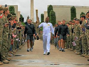 Supporting image for story: In pictures: The Olympic Torch comes to Lichfield