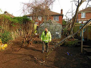 Supporting image for story: Telford pensioner's garden cleared after one week and six skips