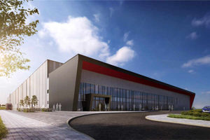 An artist's impression of the new Cosma factory
