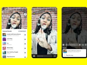 Supporting image for story: Snapchat users can now add music to posts